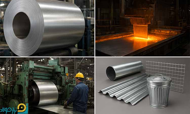 پروسه تولید ورق گالوانیزه