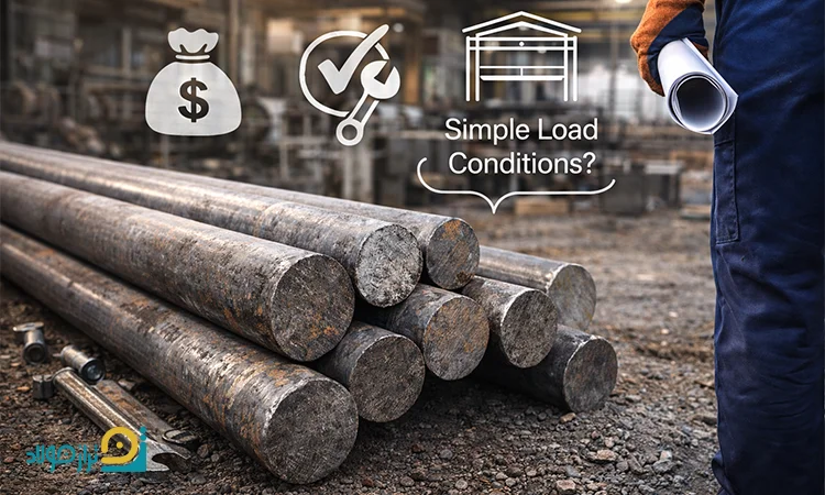 چه زمانی فولاد ساده کربنی انتخاب منطقی تری است؟